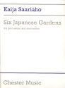 6 Japanese Gardens for percussion and electronics Score