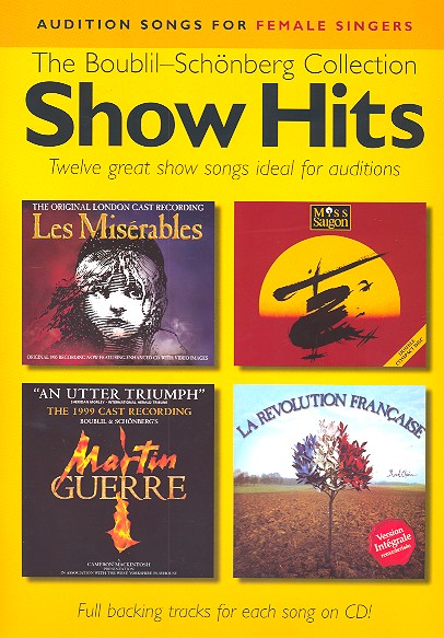 Show Hits (+CD): for female voice and piano songbook piano/vocal/guitar Audition songs for female singers