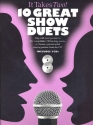 10 great Show Duets (+2 CD's) for 2 voices and piano