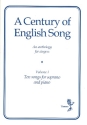 A Century of english Song Vol.1 10 Songs for Soprano and Piano