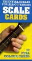 Scale Cards for guitar/tab 52 full Colour Cards
