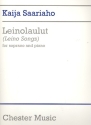 Leinolaulut for soprano and piano