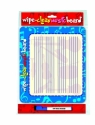 Wipe-clean Musicboard cleanable Musicboard Din A4, 4 systems, pen included