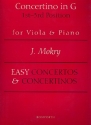 Concertino G major for viola and piano