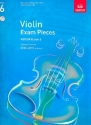 Selected Violin Exam Pieces Grade 6 (2012-2015) (+2 CD's) for violin and piano