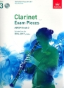 Selected Clarinet Exam Pieces 2014-2017 Grade 3 (+CD) for clarinet and piano