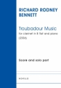 Troubadour Music for clarinet and piano