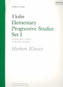Elementary progressive Studies for violin vol.1 24 studies in the first position
