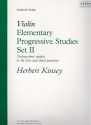 Elementary progressive studies vol.2 24 studies for violin
