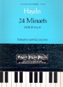 24 Minuets Hob.IX:8 and Hob.IX:10 for piano