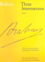 3  Intermezzos op.117 for piano