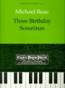 3 birthday sonatinas for piano easier piano pieces 76