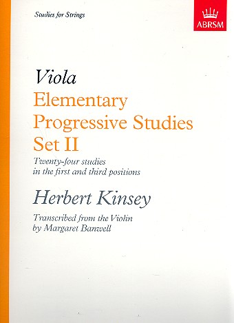 24 studies in the 1st and 3rd positions vol.2 for viola