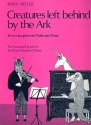 Creatures left behind the Ark 7 easy pieces for violin and piano