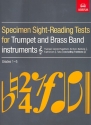 Specimen Sight-Reading Tests Grades 1-5 for trumpet and brass band instr. treble clef excl. trb.
