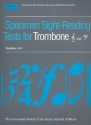 Specimen Sight-Reading Tests Grades 1-5 for trombone