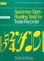 Specimen Sight-Reading Tests Grades 6-8 for treble recorder