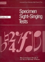 SPECIMEN SIGHT-SINGING TESTS GRADES 6-8 FOR VOICE AND PIANO