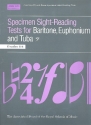 Specimen Sightreading Tests Grades 6-8 for baritone (tuba/euphonium) bass clef