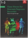 Time Pieces vol.1 Grades 1-3 for descant/soprano recorder and piano