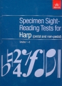 Specimen Sight-Reading Tests Grades 1-8 for harp