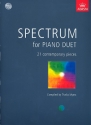 Spectrum (+CD) for piano 4 hands score