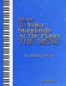 How to voice Standards at the Piano - the Menu