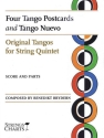 Four Tango Postcards and Tango Nuevo Streichensemble Partitur + Stimmen