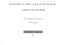 2 altrussische Volksweisen: f�r Blasorchester Direktion und Stimmen