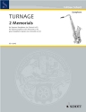 2 Memorials for soprano saxophone (clarinet in Bb) solo