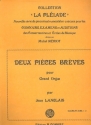 2 pi�ces br�ves pour orgue