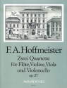 2 Quartette op.27 f�r Fl�te, Violine, Viola und Violoncello Stimmen