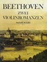 2 Romanzen op.40 und op.50 f�r Violine und Orchester f�r Violine und Klavier