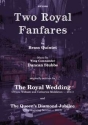 2 Royal Fanfares for 2 trumpets, horn in F, trombone and tuba score and parts