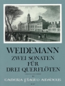 2 Sonaten aus op.3 f�r 3 Fl�ten (Violinen) ohne Ba� Partitur und Stimmen
