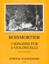 2 Sonaten f�r 4 Violoncelli Stimmen