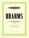 2 Sonaten op.120 f�r Klarinette und Klavier