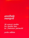 20 Concert Studies for double bass