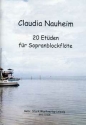 20 Et�den f�r Sopranblockfl�te