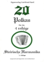 20 Polkas f�r 4-reihige Steirische Harmonika in Griffschrift