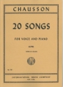 20 Songs for low voice and piano (en/fr)