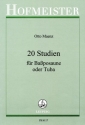20 Studien f�r Ba�posaune (Tuba)