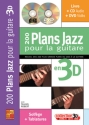 200 Plans Jazz Guitare 3D (+CD+DVD) pour guitare