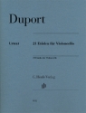 21 Et�den f�r Violoncello