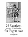 24 Capricen aus dem 18. Jahrhundert f�r Fagott
