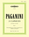24 Capricen op.1 f�r Violine solo Band 2 f�r Violine und Klavier Klavierbegleitstimme von Schumann