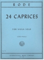 24 Caprices for viola solo