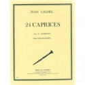 24 caprices pour clarinette