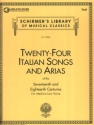 24 Italian Songs and Arias (+Audio Access) for medium low voice