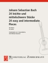24 leichte und mittelschwere St�cke f�r Gitarre